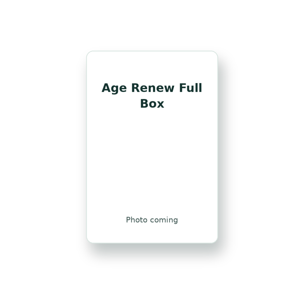 Crest 3D Whitestrips Age Renew Full Box