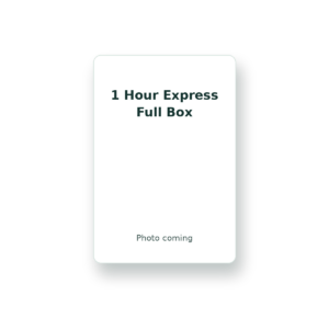 Crest 3D Whitestrips 1 Hour Express Full Box