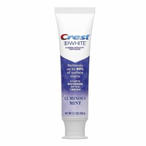 Crest 3D White Luminous Mint Toothpaste 104g