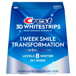 Crest 3D Whitestrips 1 Week Smile Transformation Full Box