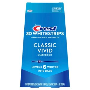 Crest 3D Whitestrips Classic Vivid Full Box