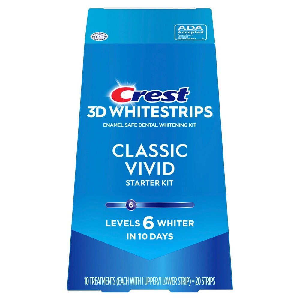 Crest 3D Whitestrips Classic Vivid Full Box
