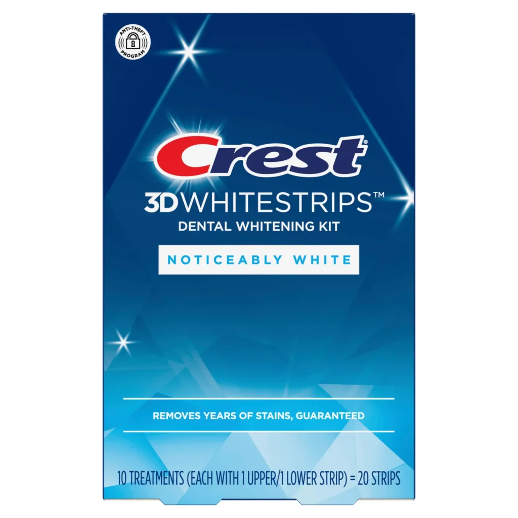 Crest 3D Whitestrips Noticeably White Full Box
