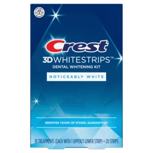 Crest 3D Whitestrips Noticeably White Full Box