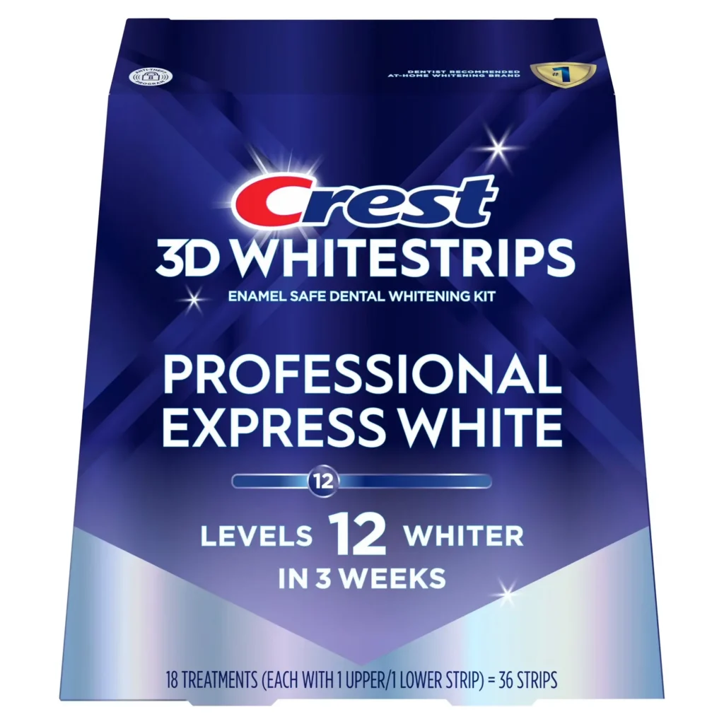 Crest 3D Whitestrips Professional Express White Full Box
