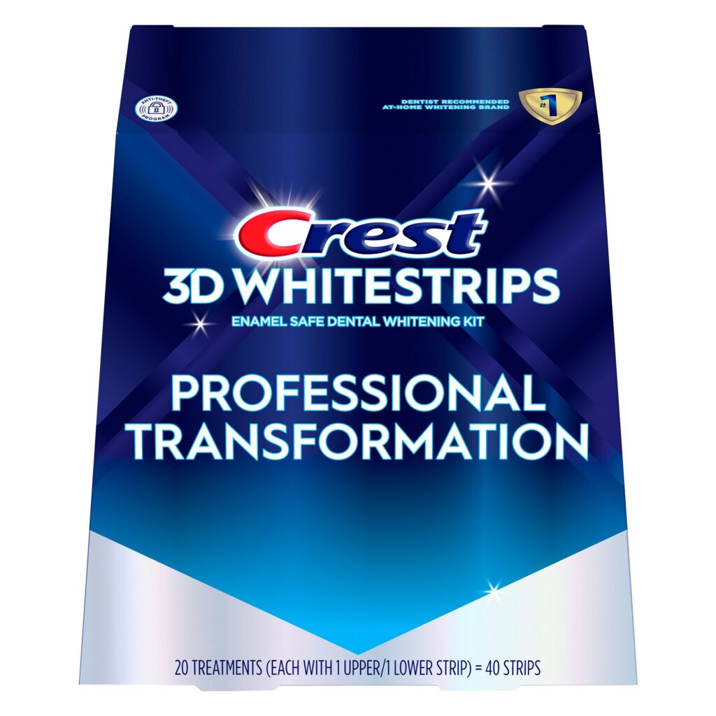 Crest 3D Whitestrips Professional Transformation Full Box